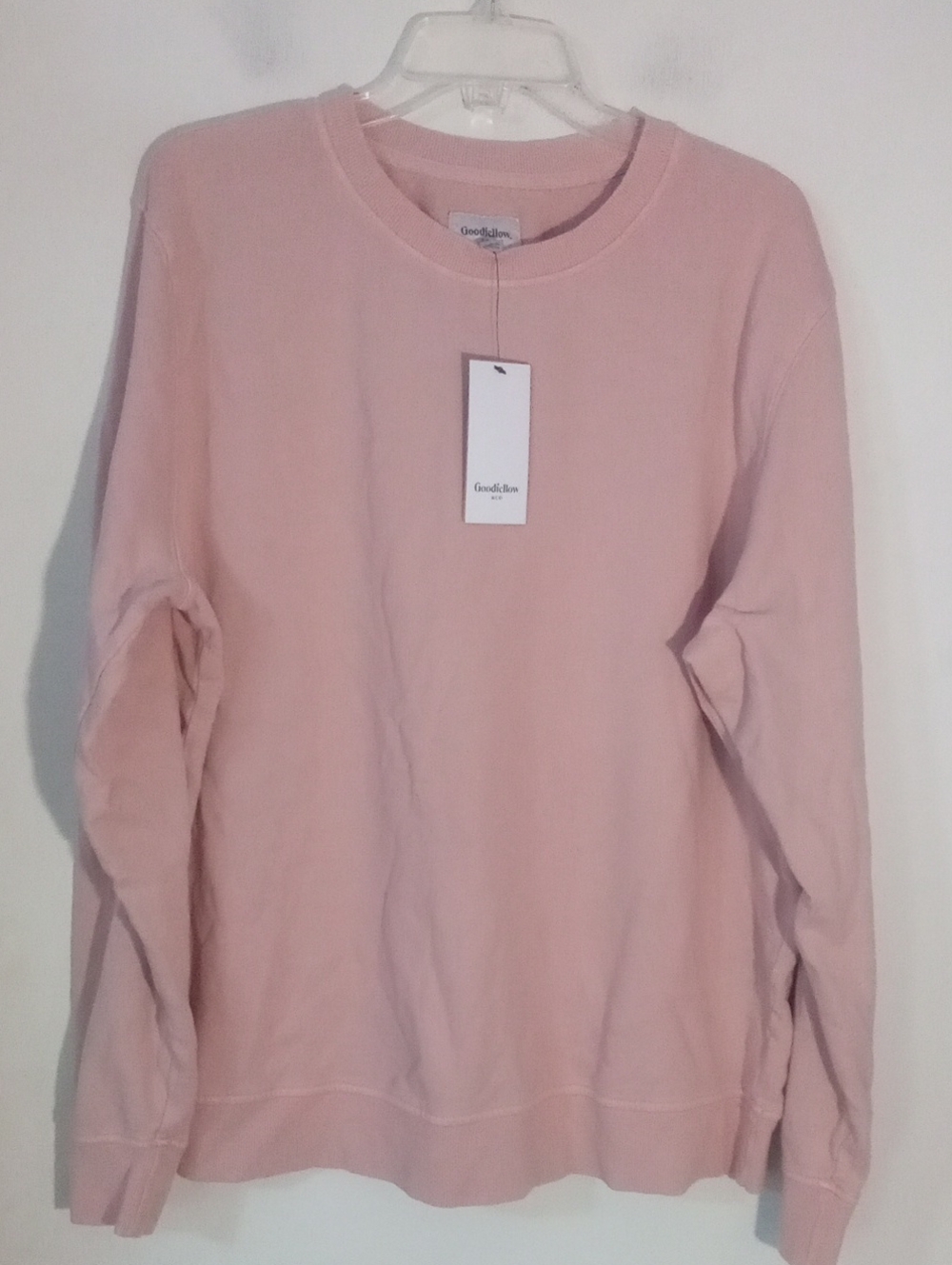 * Goodfellow & Co MensvPink Crewneck Sweatshirt XL NWT $25